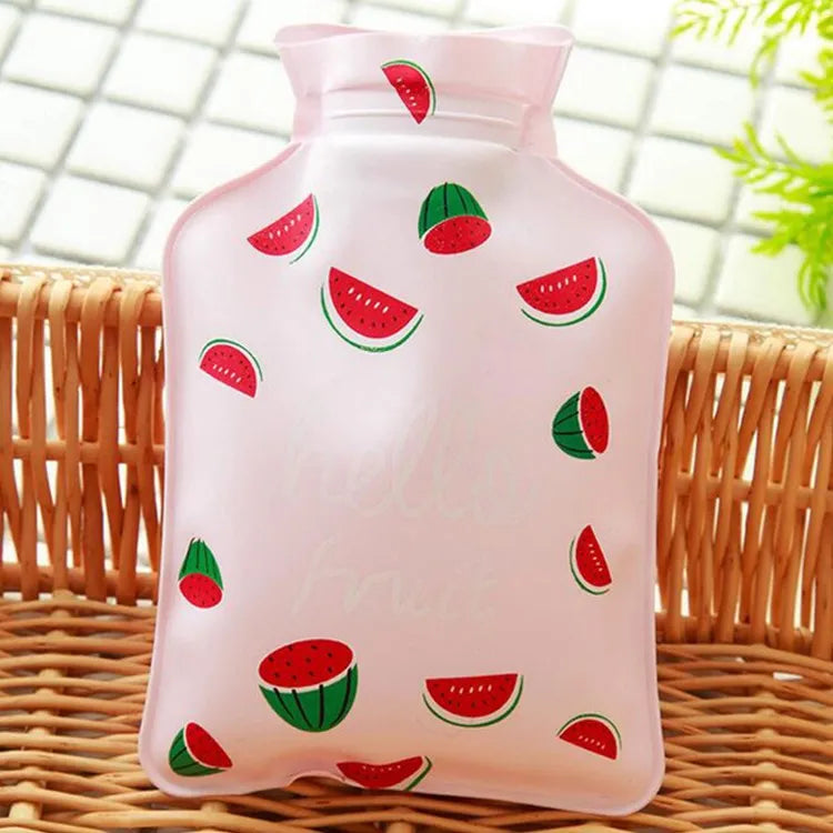 Hot Sale Nice Price Fashion Popular Design Rubber PVC Warm Hot Water Bag with Knit Cover