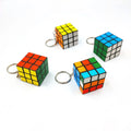 Puzzle Party Favors Gift for Kids Cute Cube Key Chain Mini Cube Key Ring