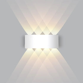 IP65 LED Wall Lamp Outdoor Waterproof Garden Lighting Aluminum AC86-265 Indoor Bedroom Living Room Stairs Wall Light