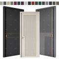 American Environmentally Friendly MDF Interior Room Door Design Bedroom Doors Modern Interior Wooden Doors for Houses