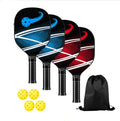 Custom Digital Printing Wood Pickle Ball Paddle Set Beach Tennis Racket Pickleball Paddles Set