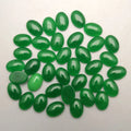 HZ New Hot Selling 10*14mm Oval Green Jade Cabochons Stones Loose Beads Hundreds Different Colors Crafts