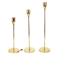 Y-Q027 Modern Single Head Candlestick Holder Decorative Wedding Gold Metal Candle Holder for Wedding Home Decor