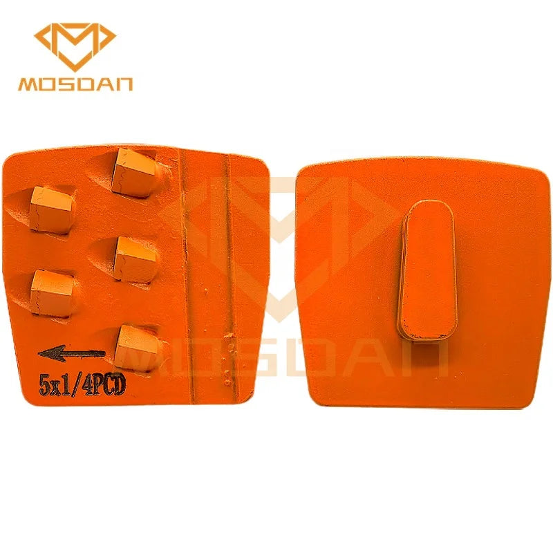 Wolff Redi Lock Speed Shift 5x1/4 PCD Grinding Plate for Concrete Epoxy Glue Paint Removal