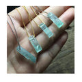 High Quality Natural Beryl 925 Sterling Silver Necklace Crystal Healing Energy Stone Design Jewelry