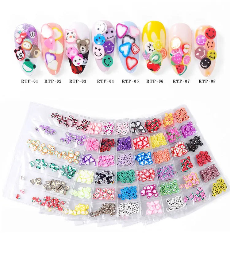 3D  Fruit Slices Nail Art DIY Designs Nail Art Slices for Slicing Nail Art Decoration  Accessories
