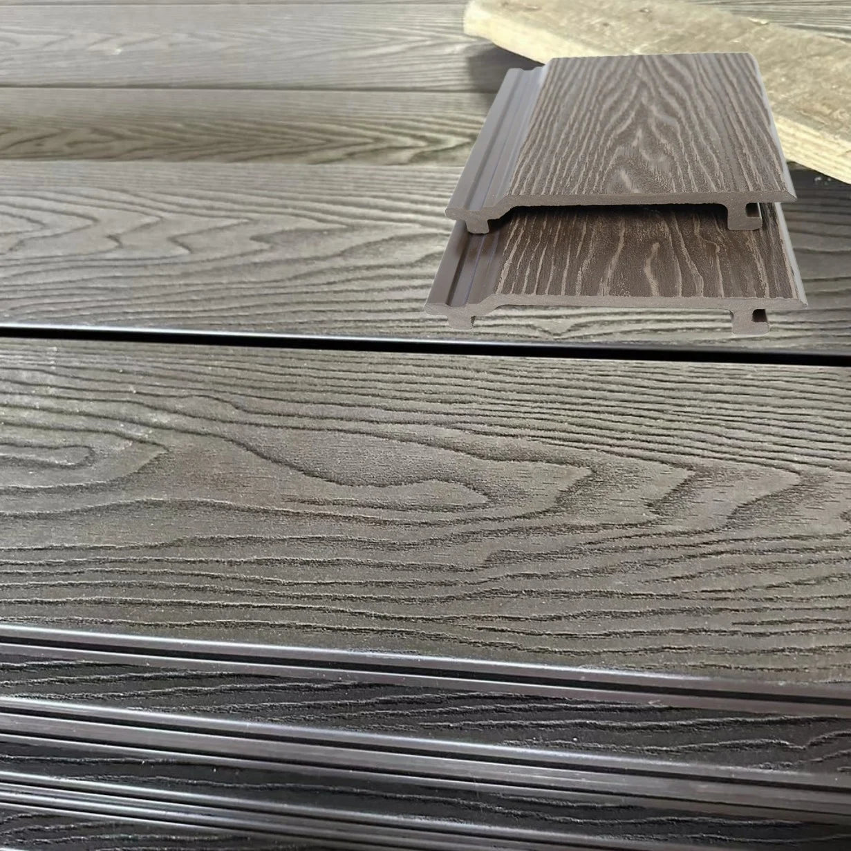 Waterproof Tongue and groove Cladding Exterior 3d Wall Panel for Outdoor