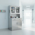 Modern 201 Stainless Steel Hospital Furniture Dental Surgical Cabinet 2 Drawers Quality Medical Metal Medicine Cabinet Factory