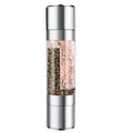Hot Sale Mini Dual Herb Spice Salt and Pepper Shakers Grinder Set 2 in 1 Stainless Steel Manual Salt and Pepper Mill