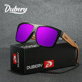 DUBERY Custom Polarized Vintage Sunglasses Men Wooden Fashion Sunglasses 2026 Retro High Quality Men Wood Sunglasses