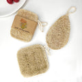 Rectangle Kitchen Sponge Soft Loofah Sponge Scrubber Brush High Water Absorption Comfort Touch Natural