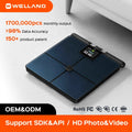 Smart 8-Point Body Fat Weight Measuring Scale /Wi-Fi Enabled App Control High Precision Digital Display Health