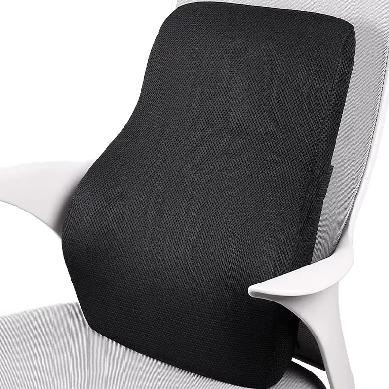 3D Mesh Lumbar Support Pillow for Office Chair Car Lumbar Pillow Lower Back Pain Relief Memory Foam Back Cushion