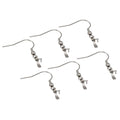 Hot Sale Earring Findings Stainless Steel  Earwire Earring Clasp Hook Findings for DIY Jewelry Findings