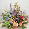 DKB Hot Sale Wedding Decoration Ashland Large Foam Spring Colorful Artificial Hydrangea Peony Aisle Flower Ball