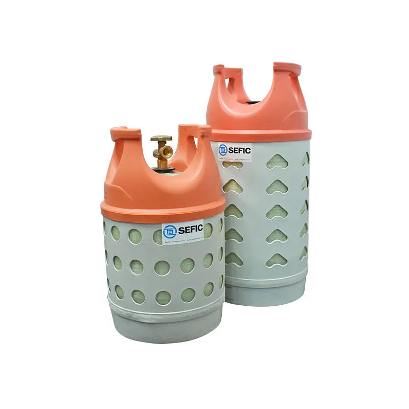 15kg Transparent Glass Fiber LPG Cylinder Composite Material