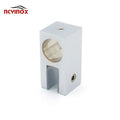 In Stock Brass Bathroom Fitting Glass Tube Connector Round Pipe Connector for Bathroom