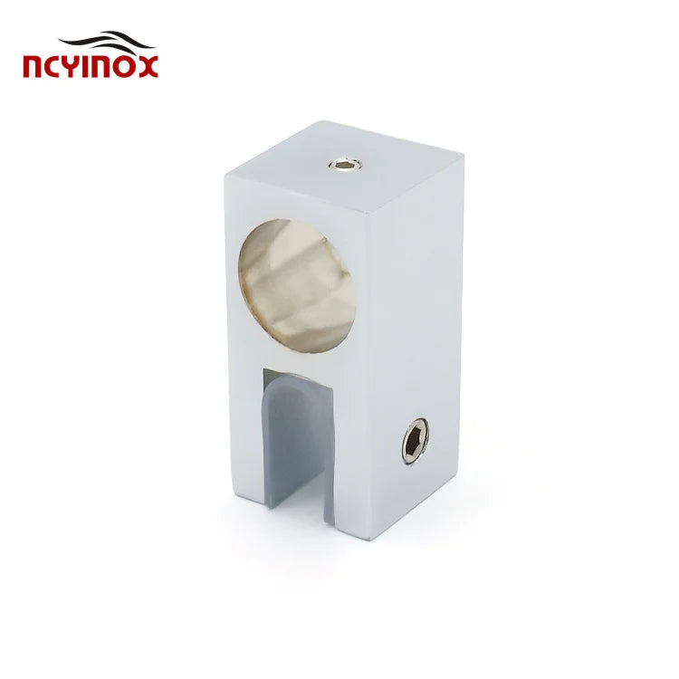 In Stock Brass Bathroom Fitting Glass Tube Connector Round Pipe Connector for Bathroom