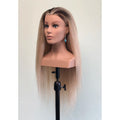 29 Inch Ombre Color Europe Face Training  Maniquin Head With Shoulder for Professional Hair Stylist