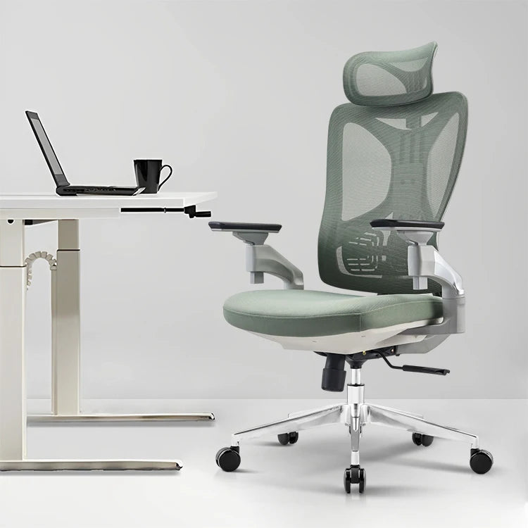 Luxury Adjustable Swivel Multi-functional Manager Executive Recliner High Back Ergonomic Mesh Fabric Office Chair