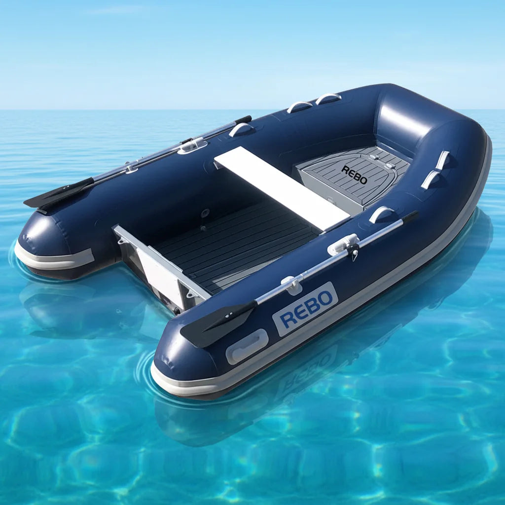 High Speed Deep V Shape Hull 9ft Rib270 Orca Hypalon/PVC Aluminum Rib Open Fishing Boat