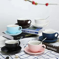 Nordic Porcelain Net Celebrity Practical Gift Customization Coffee Cup Set