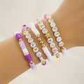 Personalized Bohemian Colorful Seed Beaded Letter Fearless Evermore Antihero Reputation Taylr Swift Friendship Bracelets