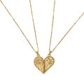 Minimalist Beads Chain Half Heart Necklace Sun Moon Star Necklace Rhinestone PVD 18K Gold Plated Stainless Steel Necklace