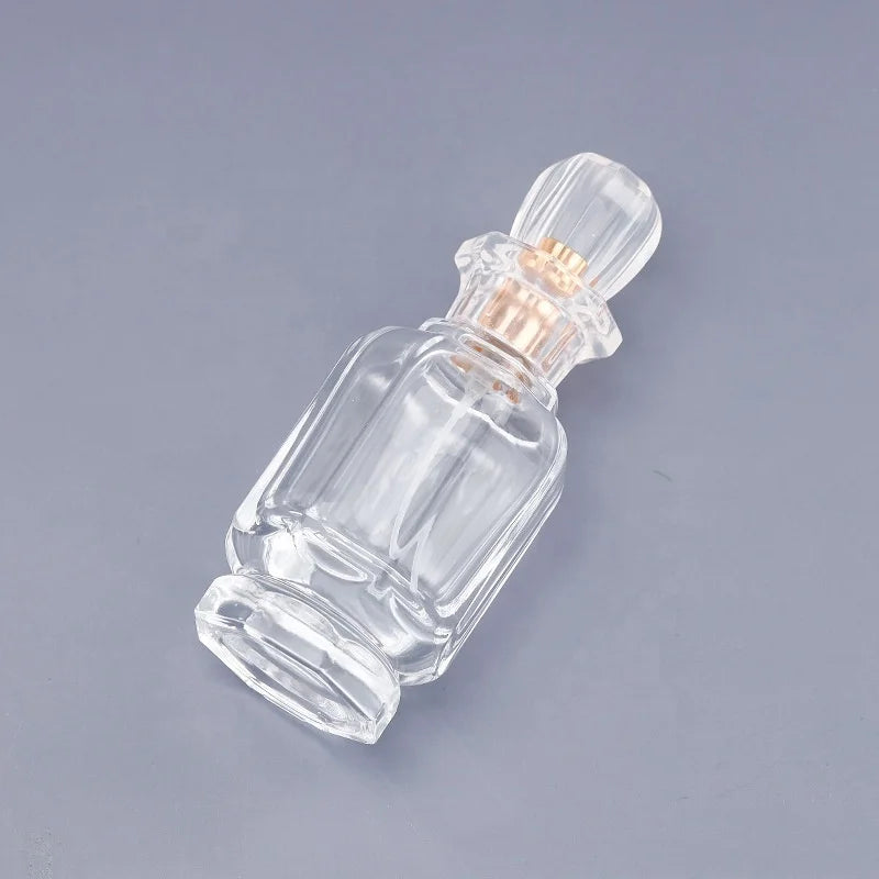 100ml Clear Glass Bottles with Custom Logo Empty Perfume Vessels with Pump Sprayer Sealing Type