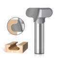 1/2 Inch 12mm Shank Carbide Woodworking Round Corner T-Slotting Router Bits for Furniture Hidden Handle Wood CNC Machine Cutter