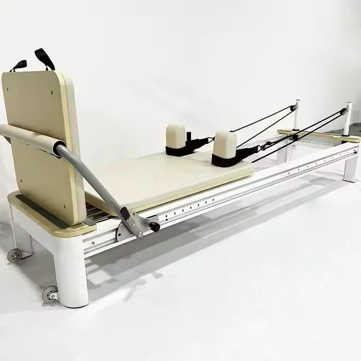 Studio Commercial Training Infinity Footbar Studio Personal White Aluminium Pilates Reformer