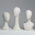 High Grade Canvas Linen Mannequin Head Wig Stand Head Model Foam Hats Display Rack Jewelry Display Neck Boutique Display Props