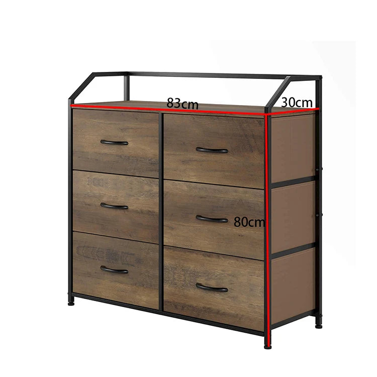 Custom 3-Tier Toy Antique Wooden Metal Storage Cabinet Modern Design for Household Use in Bedroom Living Room Home or Hotel