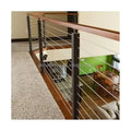 Reilbu  Black and  Brushed Color Post   1/8" Stainless Steel Cable  SS16  Cable Railing System