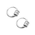 2023 INS Fashion 925 Sterling Silver Geometric Round Silver Drop Earring Fine Jewelry for Women