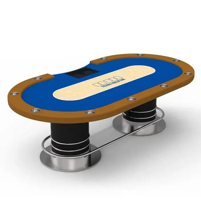 YH 102inch 10 Seats Professional Casino Gambling Table Cheap Custom Poker Tables Luxury Texas Poker Table for Sale