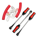 Superbsail 5 in 1 Tire Changing Set Tire Levers Spoon Set Spoon Lever Tools Motorcycle Bicycle Tire Irons Tool Kit Bike Tools