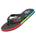 Wholesale Men's Non-Slip Beach Flat Shoes Lightweight Outdoor Sublimation PVC Printed Flip Flops for Winter Beach Use