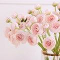 Zoye Artificial Tea Rose Bouquet Flower for Wedding Valentine'S Day Red Pink Artificial Peony Home Decoration Rose Flower