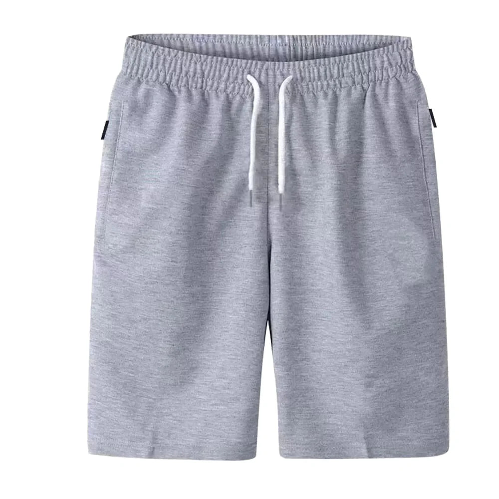 Summer High Quality Polyester Comfortable Breathable Solid Color Casual Gym Beach Style Drawstring Mesh Sweat Shorts for Men MegaBDM