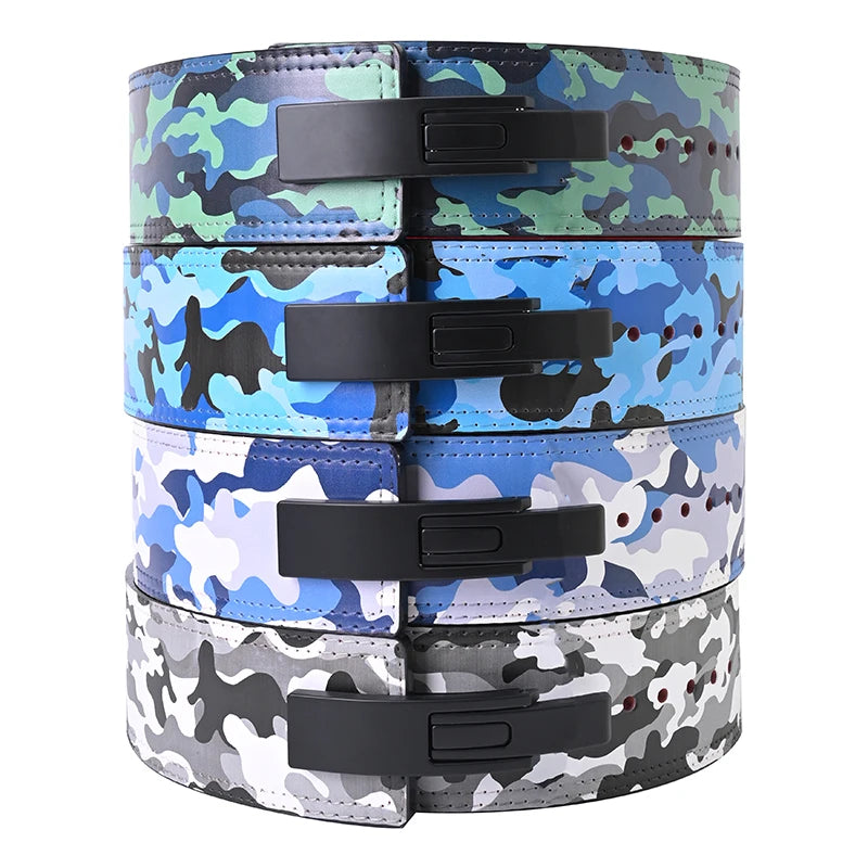 Custom Logo Drop Shipping Adjustable Squat Breathable Cowhide Unisex Waist Support Powerlifting Weight Lifting Gym Belt Soft