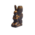 HZ Butterfly Fairy Natural Stone Carved Animal Statue Room Ornament Healing Crystals Yellow Tiger Eye Figurine Home Decoration