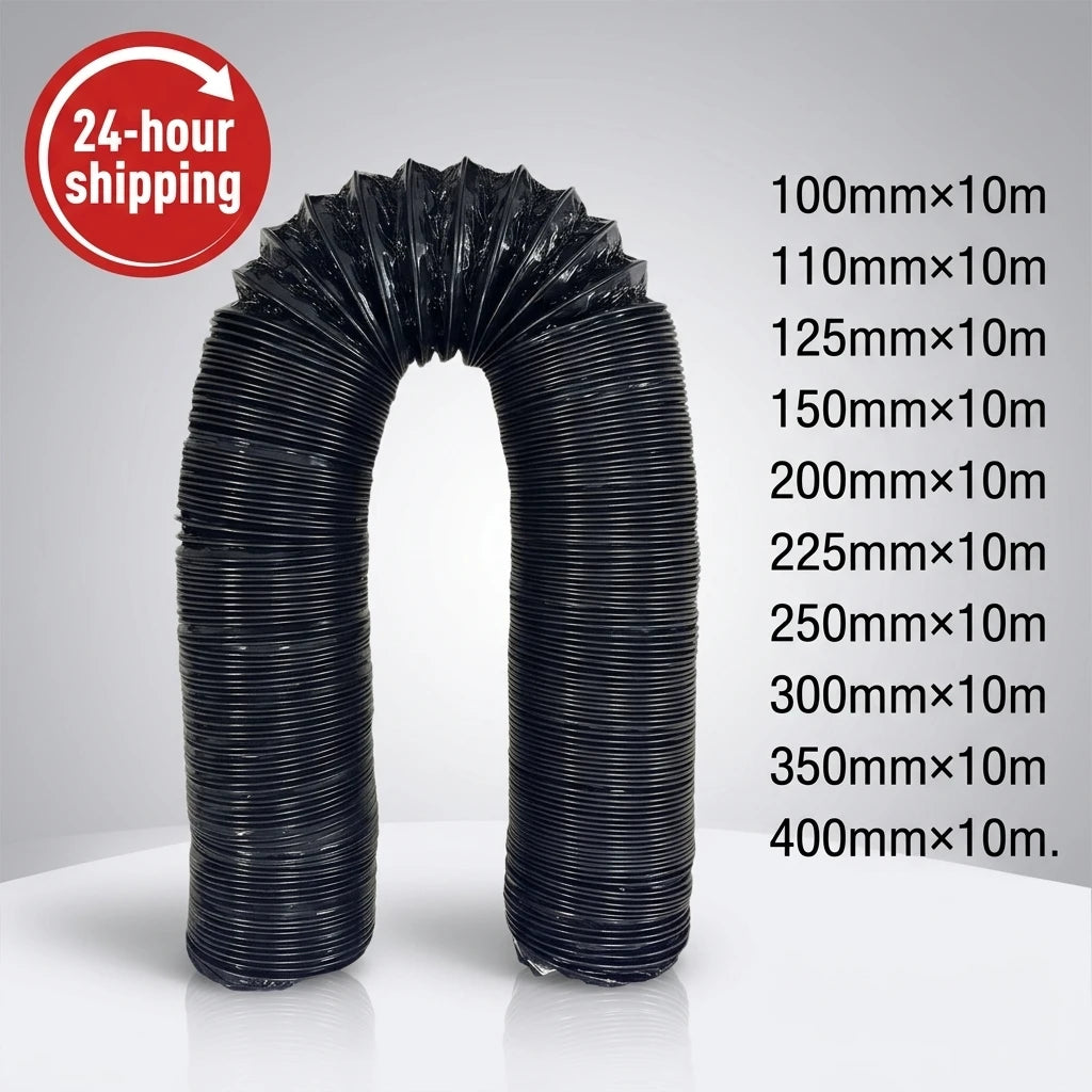 Endian 10m3 Inch Flexible Duct Aluminum Foil Tube HVAC Fireproof Ventilation Air Conditioning -30 +150 Temperature Resistance