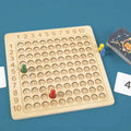 Direct Sales Montessori Hundred Board Early Education Preschool Math Multiplication Board Game Wooden Montessori Toys