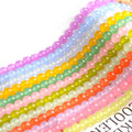 JC Crystal Wholesale Colorful  4/6/8/10mm Round DIY Charm Necklace Stone Beads Round Glass Beads for Jewelry Making
