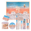 10-Piece Holiday Gift Makeup Set Flower Box with Lipstick Air Cushion Honey Powder Concealer for Beauty Enthusiasts