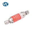 316L Stainless Steel Flame Arrester Tube with Manual Power Gas Pipeline Ferrule OD End 3000PSI HAL-LOK Brand