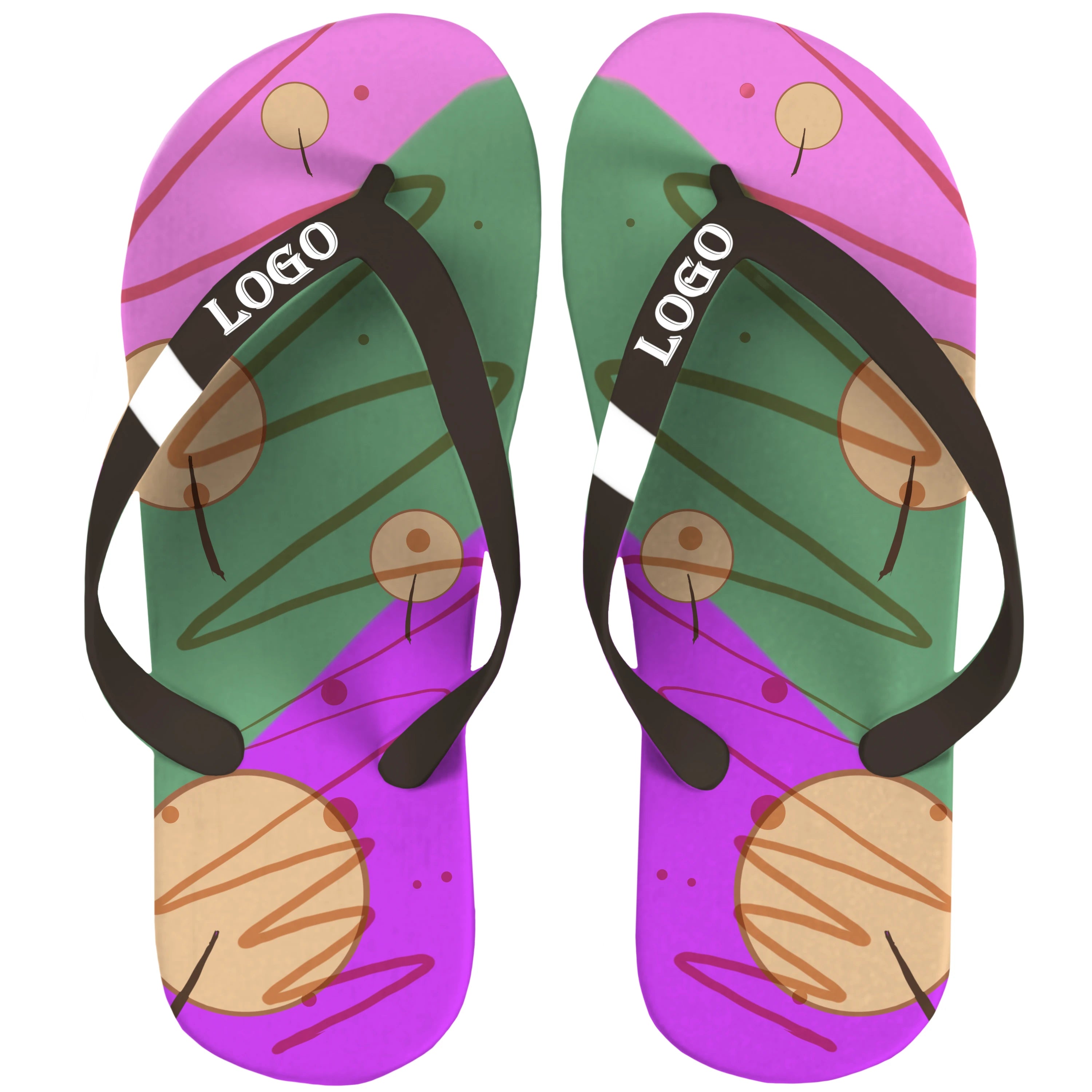 Sandals Men Summer Flip Flops Beach Sandals Anti-slip Casual Flat Shoes Unisex Flip Flops for Men