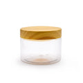 PET Clear 300ml Cosmetic Packaging Jars with Screw Cap for Skin Care and Facial Cleanser