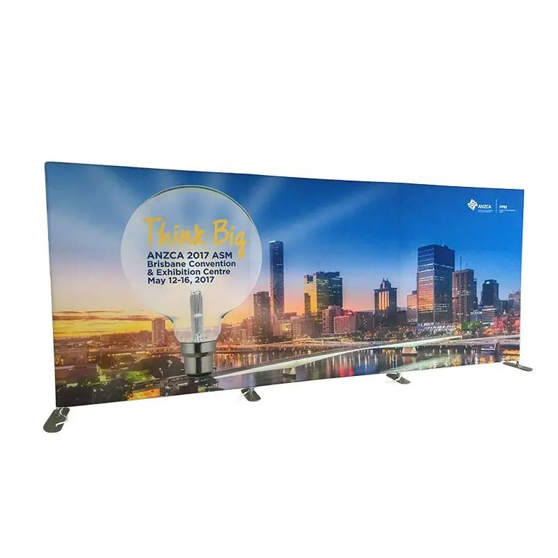 Customized Double-Sided Tension Fabric Display Photo Booth Wall New Trade Show Equipment with Backdrop